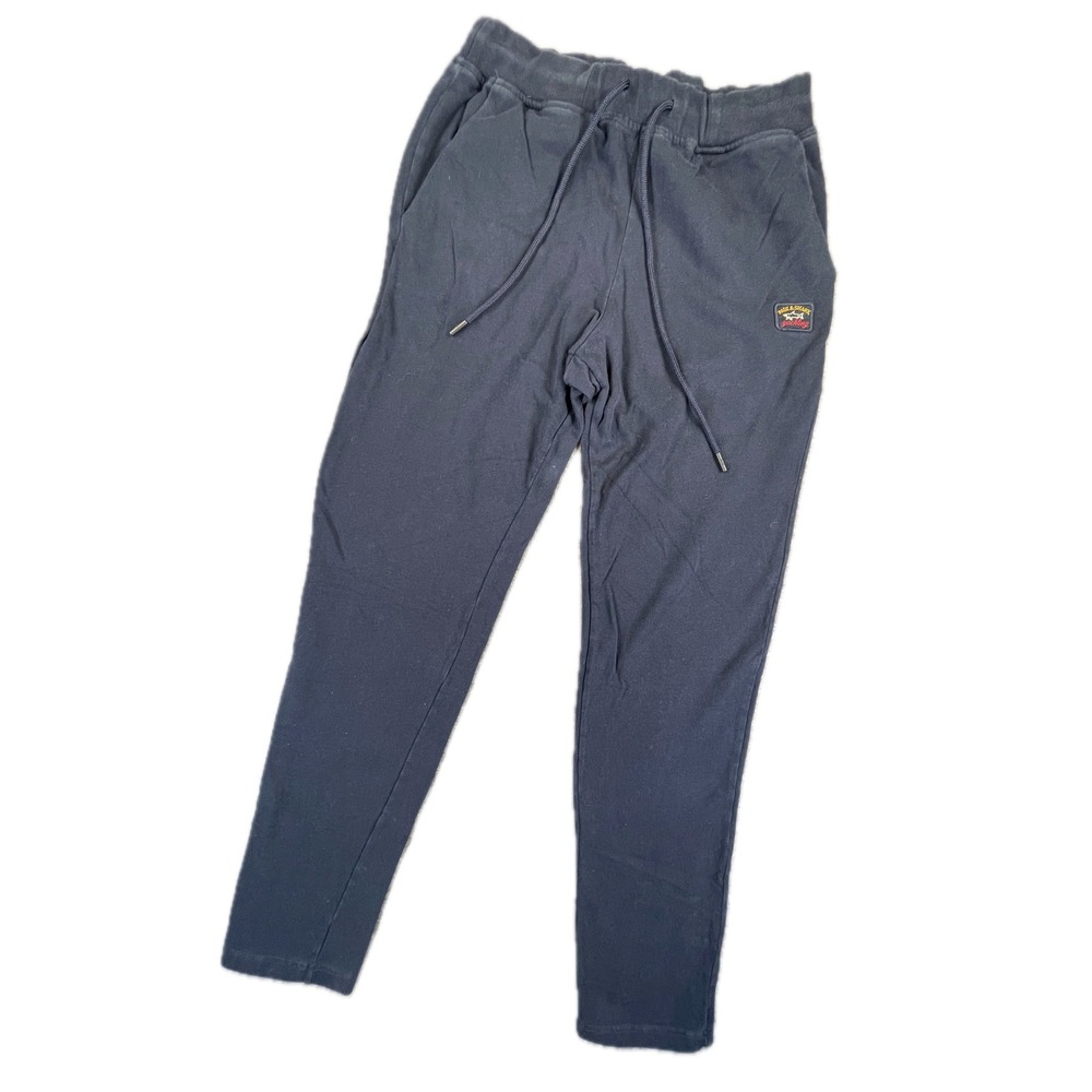 Paul & Shark Yachting Logo Joggers Large Navy Blue Preppy Gym Sweatpants Luxury